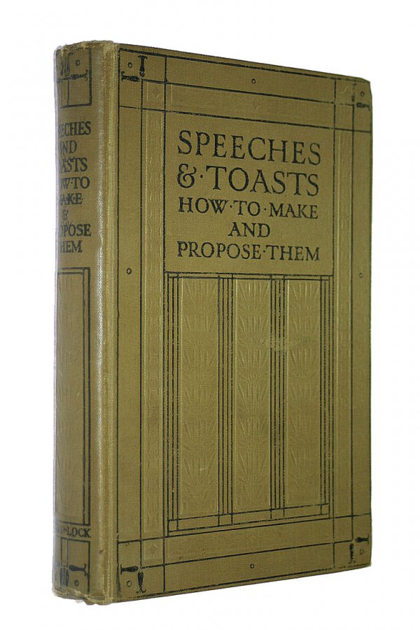 Speeches and Toasts - How to Make and Propose Them Image for Speeches and Toasts - How to Make and Propose Them