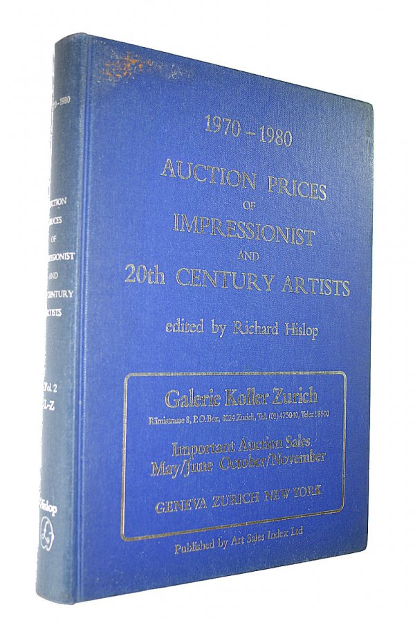 Image for Auction Prices of Impressionist and Twentieth-century Artists 1970-80: Vol 2