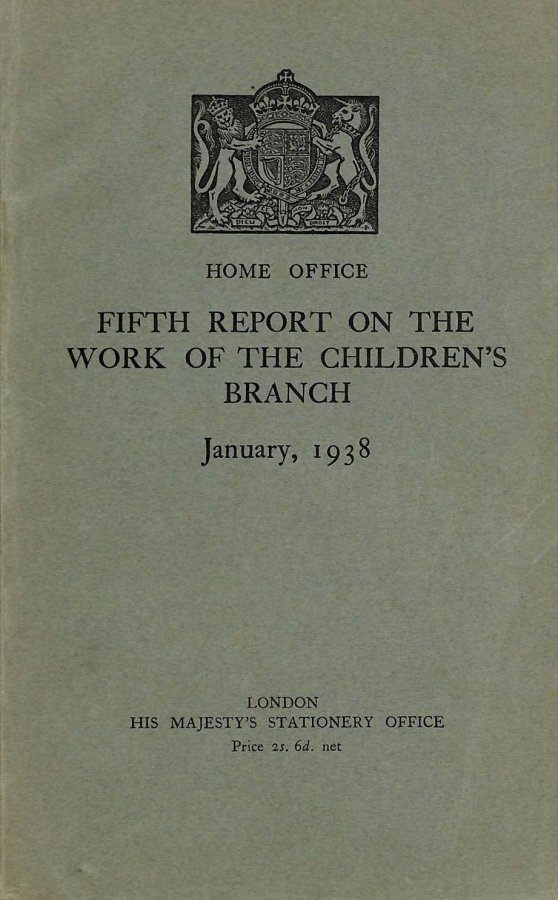 Image for Fifth Report on the Work of the Children's Branch