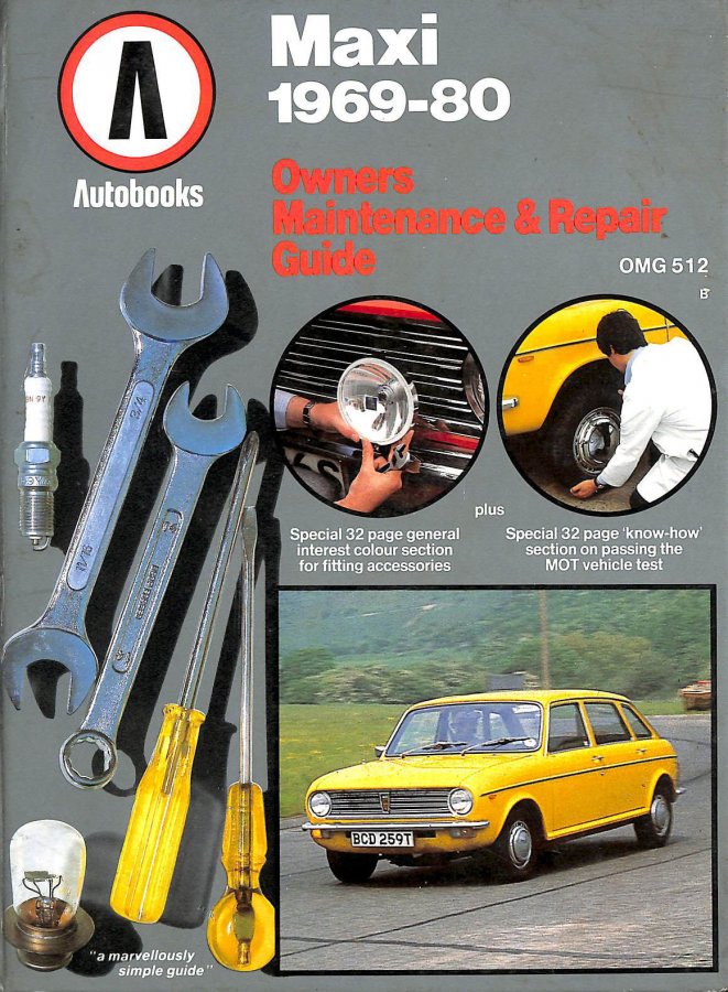 Image for Maxi 1969-80 Autobook (The autobook series of workshop manuals)