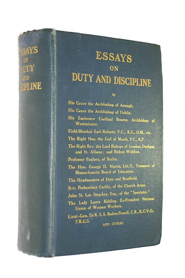 Image for Essays on duty and discipline. A series of papers on the training of children in relation to social and national welfare