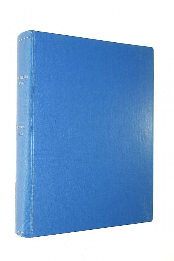 Image for The Architectural Review 1980 Including Both Volumes 167 and 168