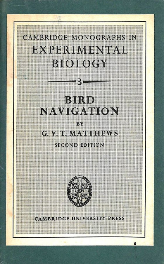 Image for Bird Navigation (Cambridge Monographs in Experimental Biology)