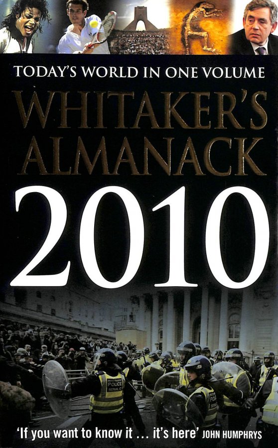 Whitaker's Almanack 2010 Image for Whitaker's Almanack 2010