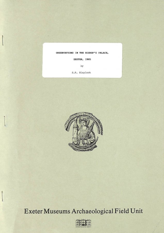 Image for Observations in the Bishop's Palace Exeter, 1985
