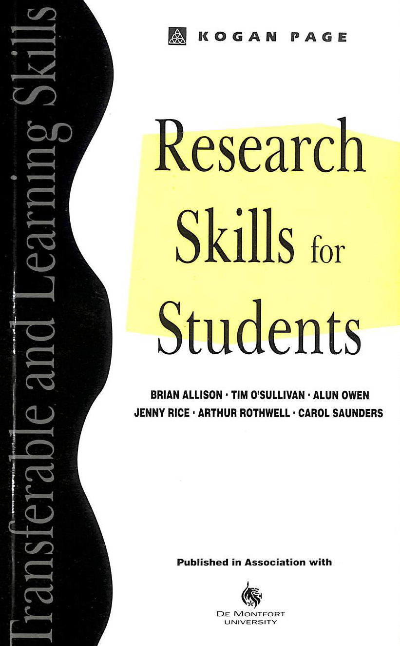 Research Skills for Students (Transferable and Learning Skills) Image for Research Skills for Students (Transferable and Learning Skills)