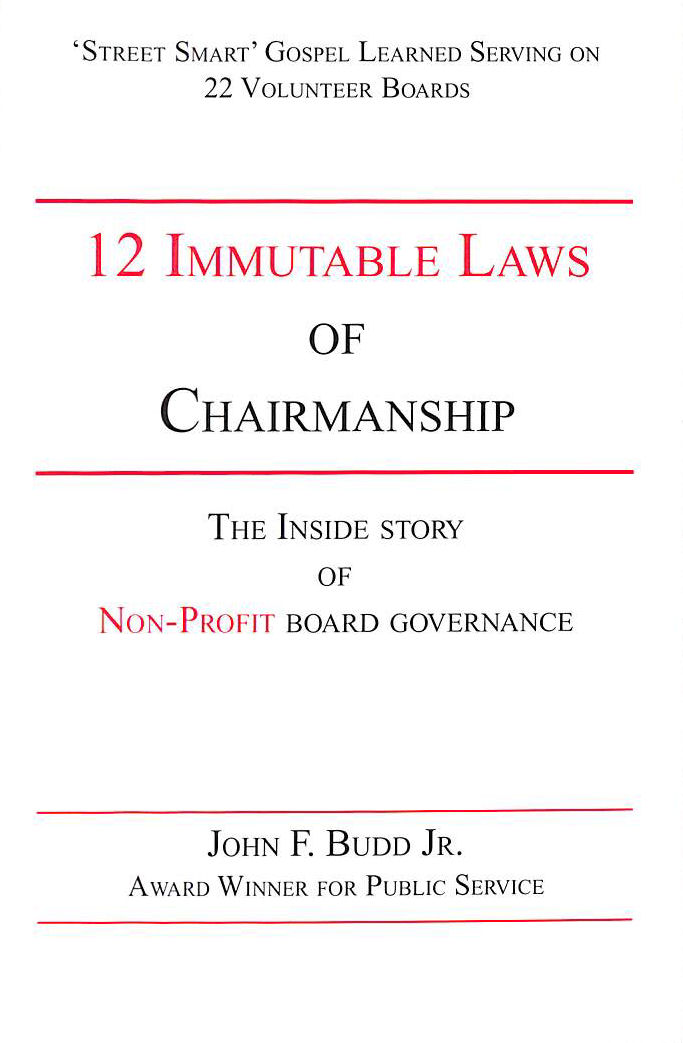 Image for 12 Immutable Laws of Chairmanship