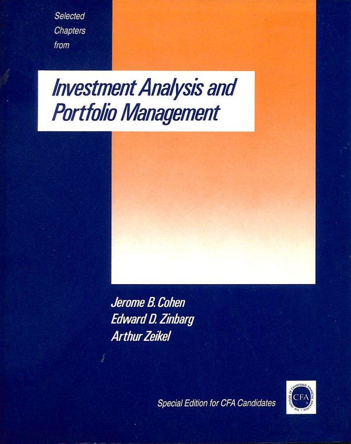 Image for Selected Chapters From Investment Analysis And Portfolio Management
