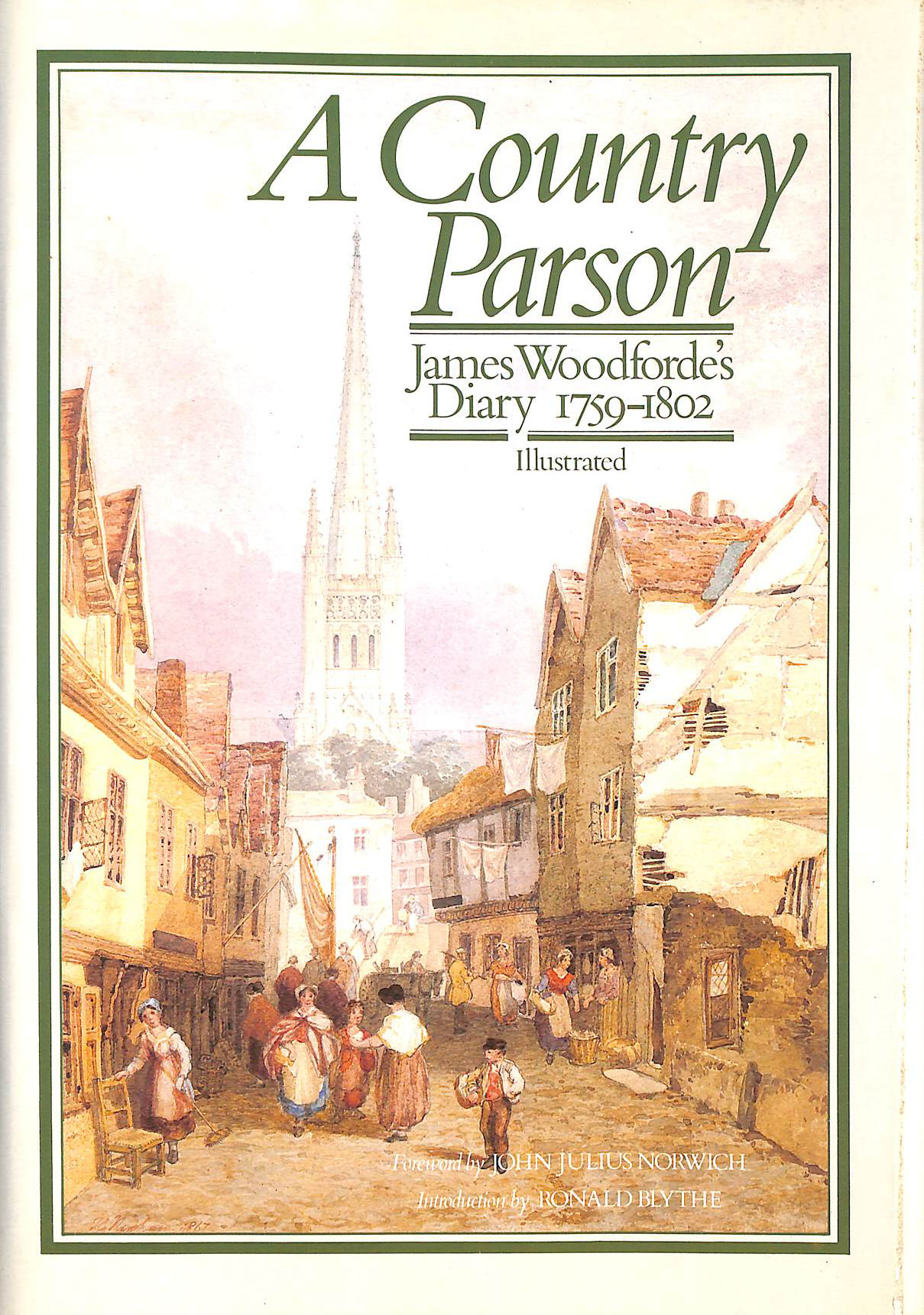 Image for A Country Parson: James Woodforde's Diary 1759-1802 By James Woodforde (1985-09-05)