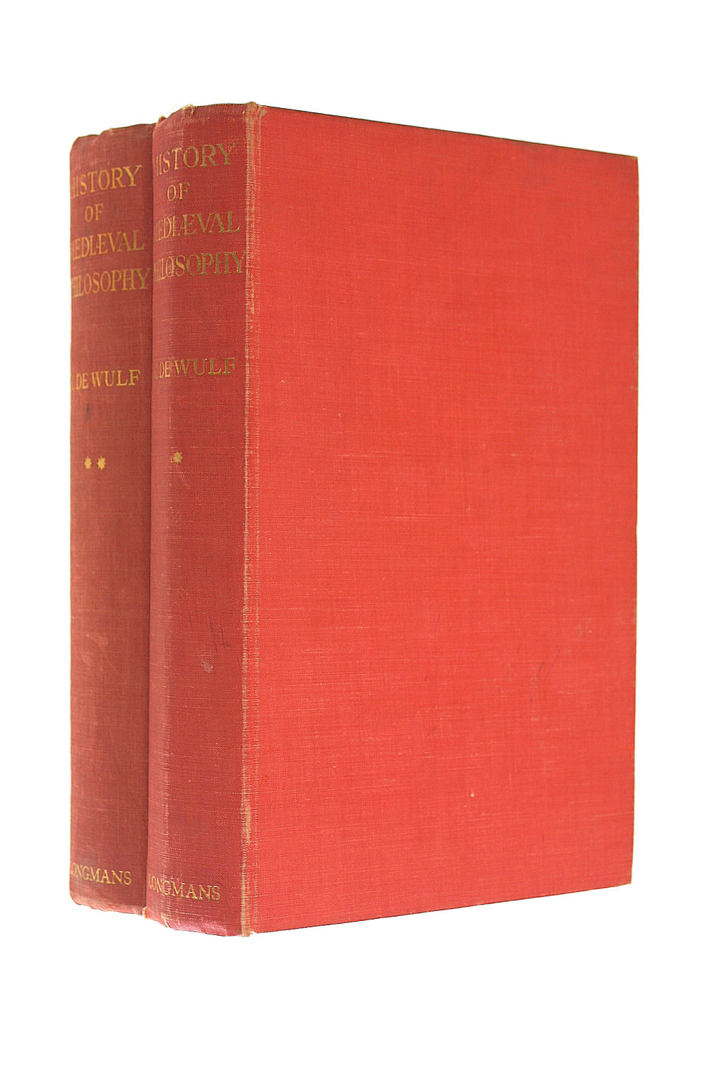 Image for History of Medieval Philosophy: Volume One: From the Beginnings to the End of the Twelfth Century. Volume Two: The Thirteenth Century.