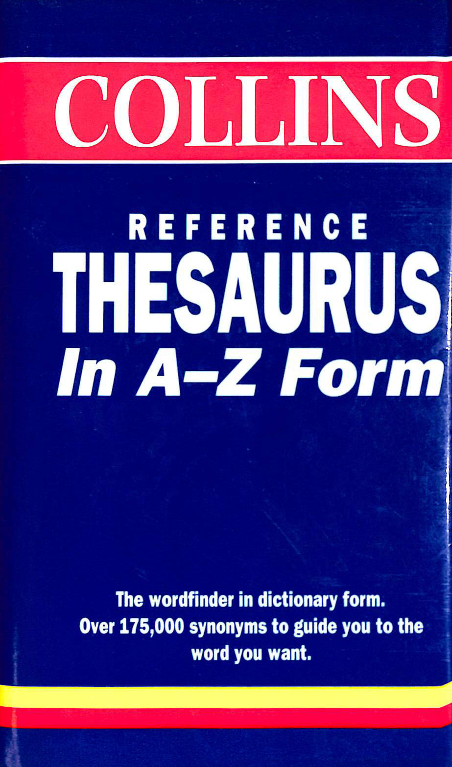 Collins Reference Thesaurus in AZ Form
