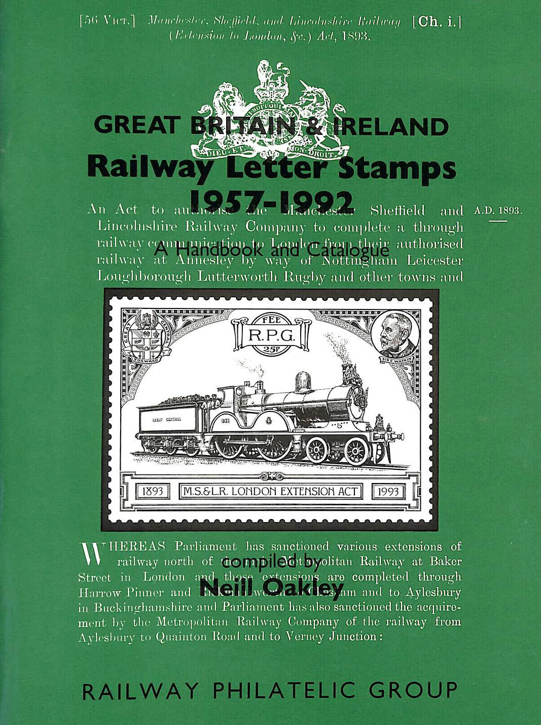 Great Britain and Ireland Railway Letter Stamps, 195792 A Handbook
