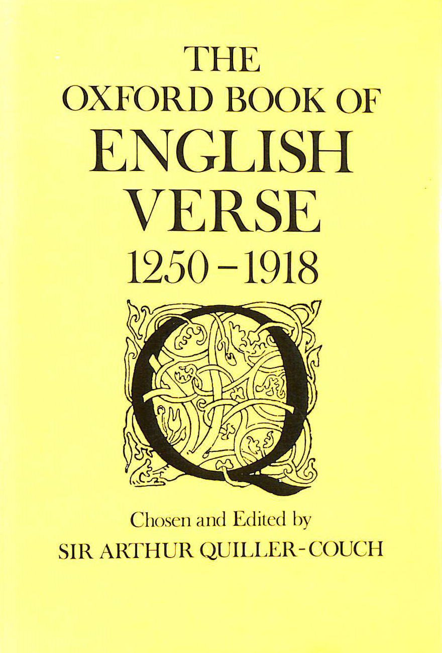 The Oxford Book of English Verse, 12501918